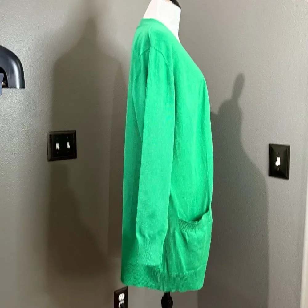 Cielo Green cardigan Sweater open front